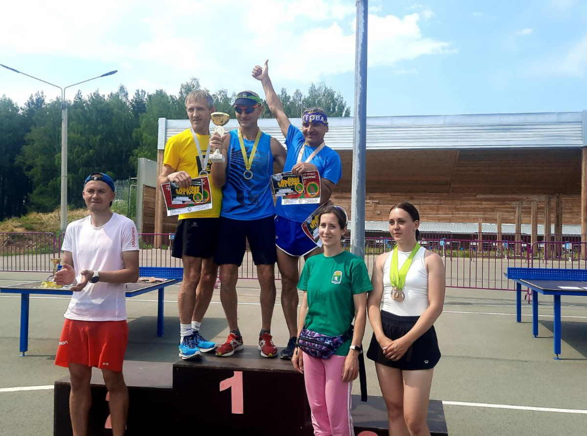 Фото Галины Таскиной. Трудная трасса позади. 